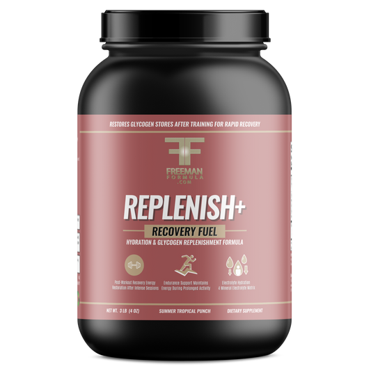 Replenish+ Recovery Fuel: Restore Energy, Rebuild Muscle, and Recharge Your Cells After Every Workout