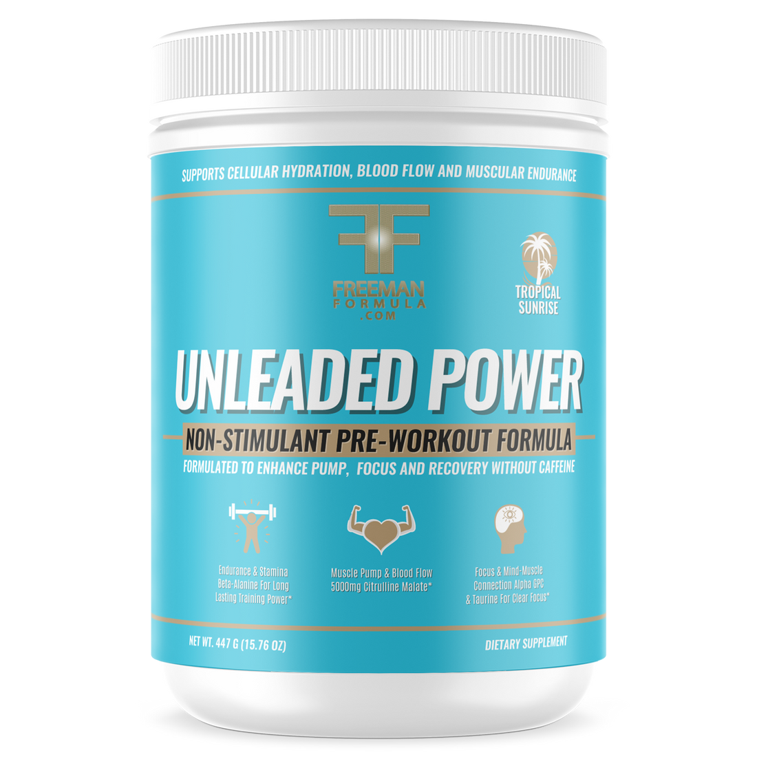 Pre-Workout: Tropical Sunrise — Clean Power, Elevated Focus, and Energized Performance Without the Crash
