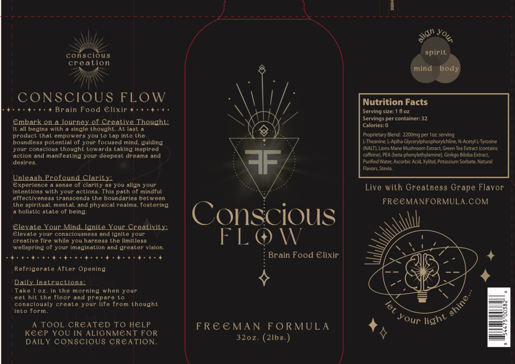 Conscious Flow label