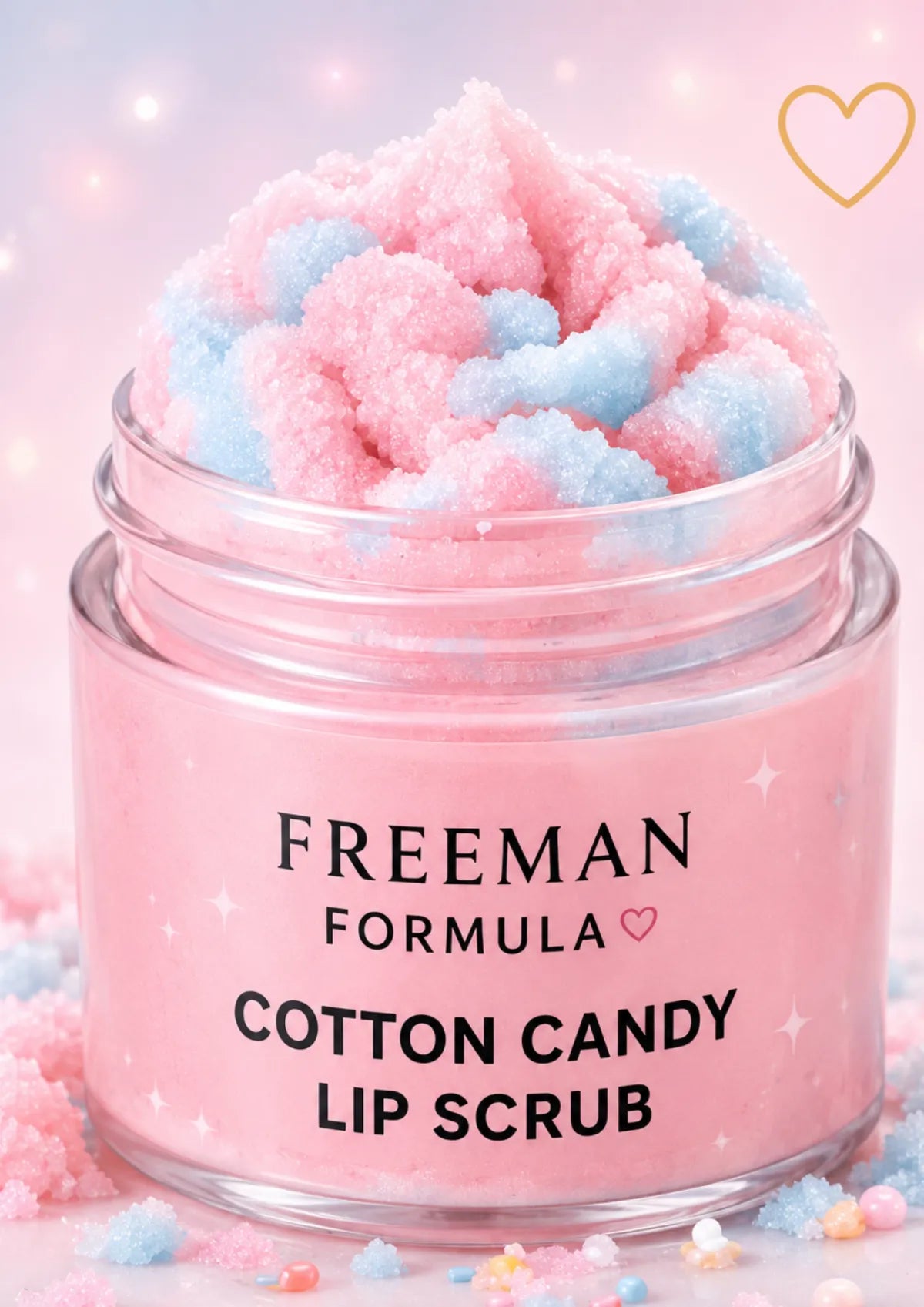 Freeman Lip Scrub Cotton Candy
