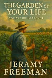 Thumbnail for The Garden of Your Life… You Are the Gardener book by Jeramy Freeman inspires readers to cultivate personal growth, mindset mastery, and self-awareness through conscious living.